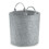 BagBase (S, Grey Melange) Bagbase Felt Trug 1