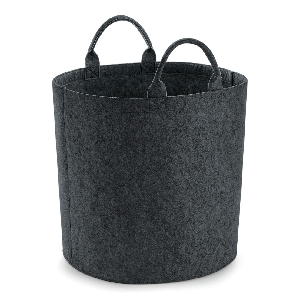 Bagbase (M, Charcoal Melange) Felt Trug
