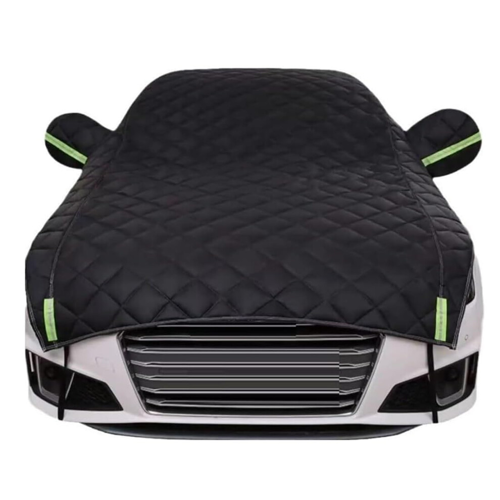Car Cover For Jeep Wrangler Yj 19871995 Thickened Half Cover Sunproof Breathable Windshield Antihail 9094768582404