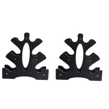 Dumbbell Holder Rack 2Pcs Vertical HeavyDuty Storage Stand For Home Gym Durable Dumbbell Display Bracket