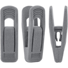 Pinces à doigts robustes, pinces à cintres en velours aux bords lisses et à excellente adhérence, accessoires de cintres pour pantalons, jupes et