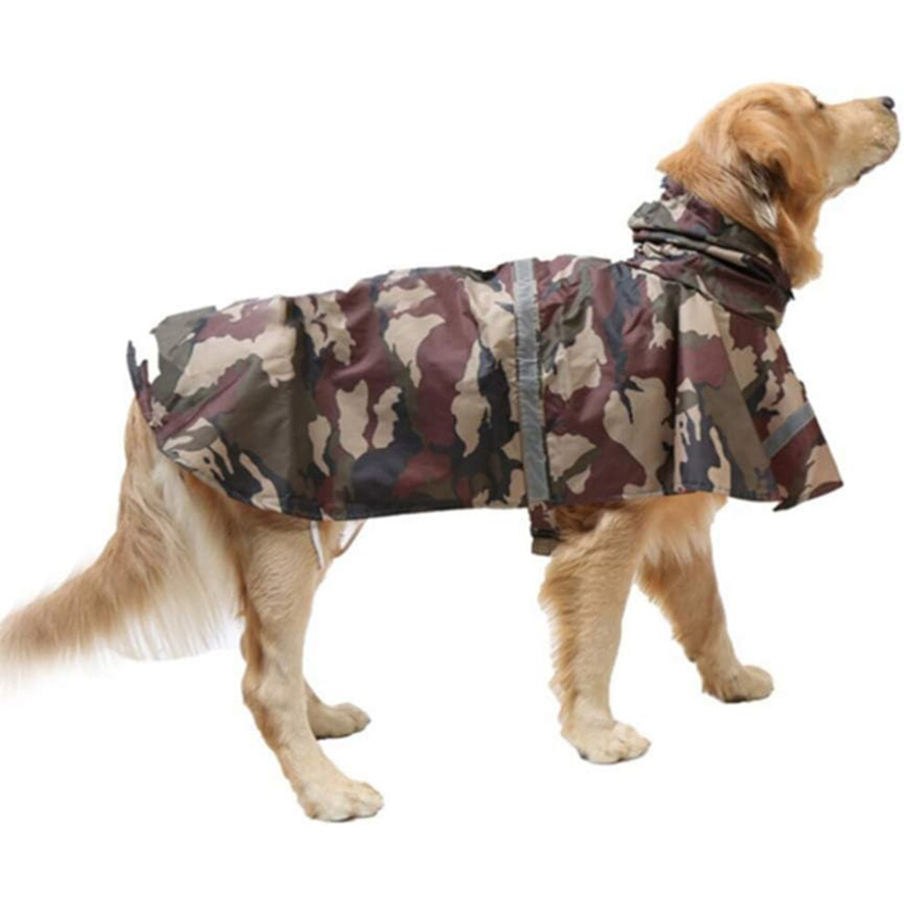 Professional Outdoor Material Pet Raincoat, Comfortable Fit Ultralight Breathable Waterproof Dog Raincoat For Medium And Large Dogs 9347418534590