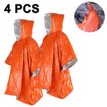 Survival Gear Upgrade: Emergency Blankets, Thermal Protection For Outdoor Enthusiasts, Retains Body Heat, Windproof, Reusable