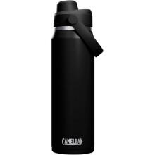 (One Size, Solid Black) Camelbak Thrive Chug Stainless Steel 750ml Water Bottle