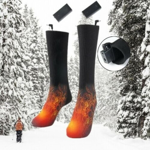 Θερμαινόμενες κάλτσες Cozy Feet Companion, αναβάθμιση υφάσματος και φόρτιση 1