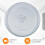 Γυάλινη πλάκα μικροκυμάτων 24,5 εκ., ανθεκτική στη θερμότητα περιστρεφόμενη πλάκα 3