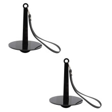 2PCS Acrylic Wrist Yarn Holder with Leather Wrist Strap, Portable Yarn Holder, Organizer for Knitting Supplies,A
