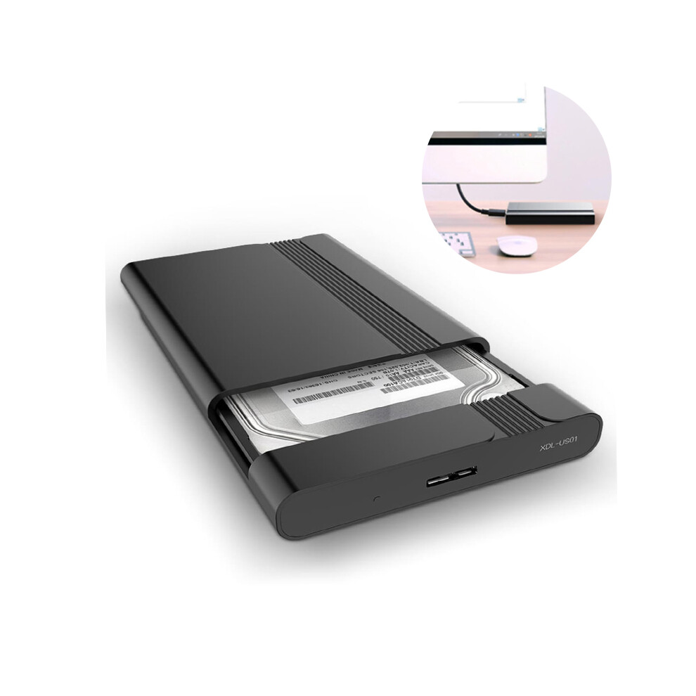 Universal Compatibility External Hard Drive Enclosure For Win7/8/10 Vista Xp Linux Mac Os 10 Or Above, Tool-Free Installation & Removal For 2.5 9423501013972