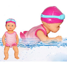 Fofa e versátil, esta boneca nadadora faz bolhas, com pernas que balançam e flutuam na água para diversão no verão em qualquer lugar. Brinquedo