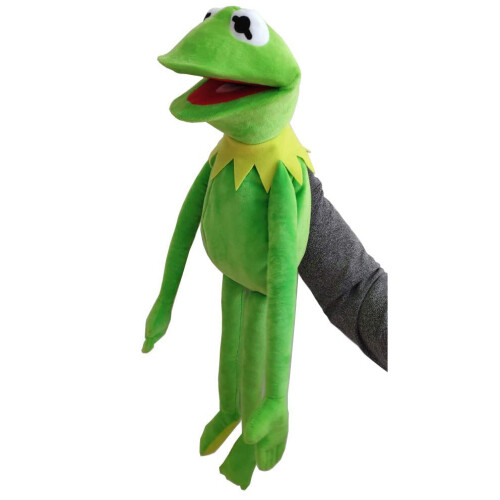 Μαριονέτα Kermit Frog, ιδανική για παιχνίδι φαντασίας, μαλακό λούτρινο παιχνίδι με 1