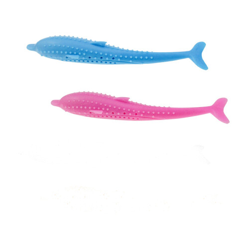Pet Cat Catnip Molar Teeth Cleaning Simulation Fish Shape, Decrease Separation Anxiety With Interactive Cat Toy, Easy To Clean And Portable 1