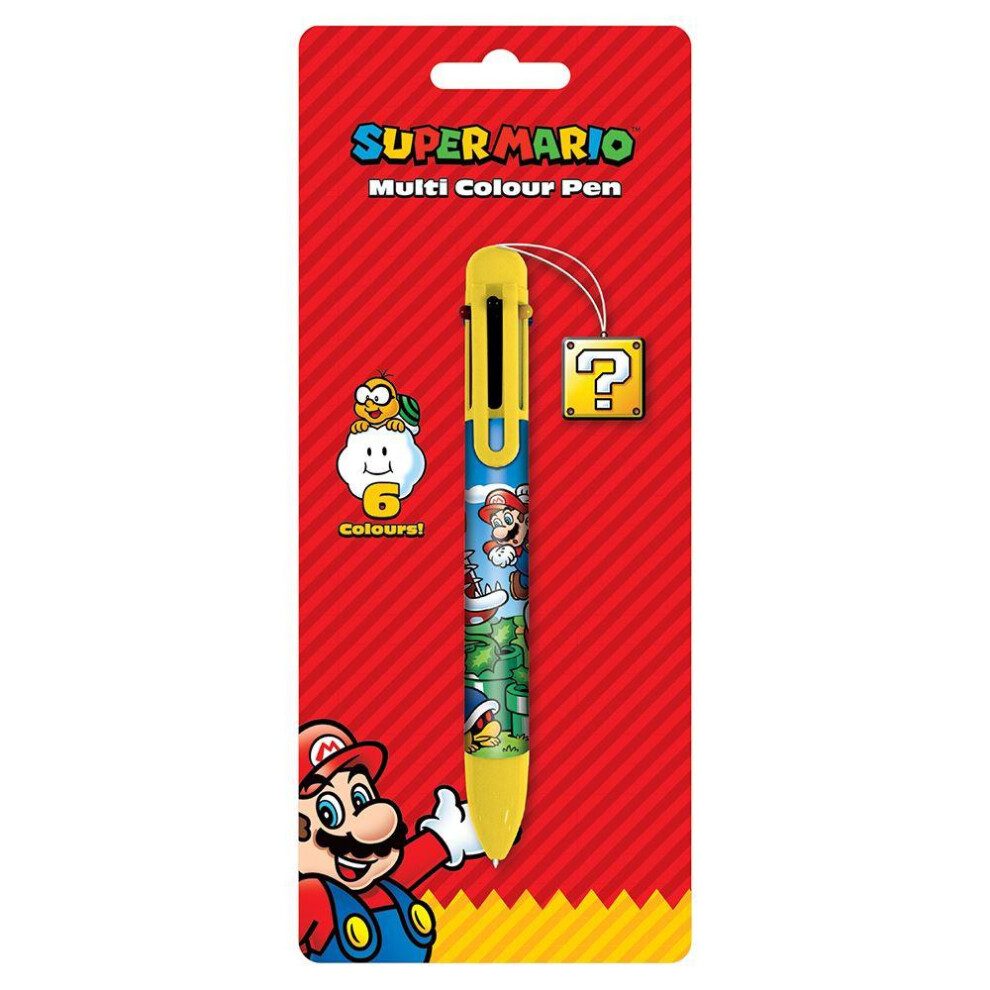 Super Mario Colour Block Pen Blue