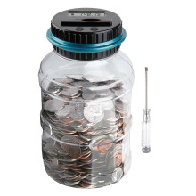 Digital Coin Counting Money Saving Box - LCD Electronic Piggy Bank for USD Coins, Ideal Gift