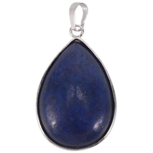 Collana-Ciondolo gemma preziosa Lapislazzuli 1.42x1.02"