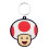 Super Mario Super Mario Toad Rubber Keyring 1
