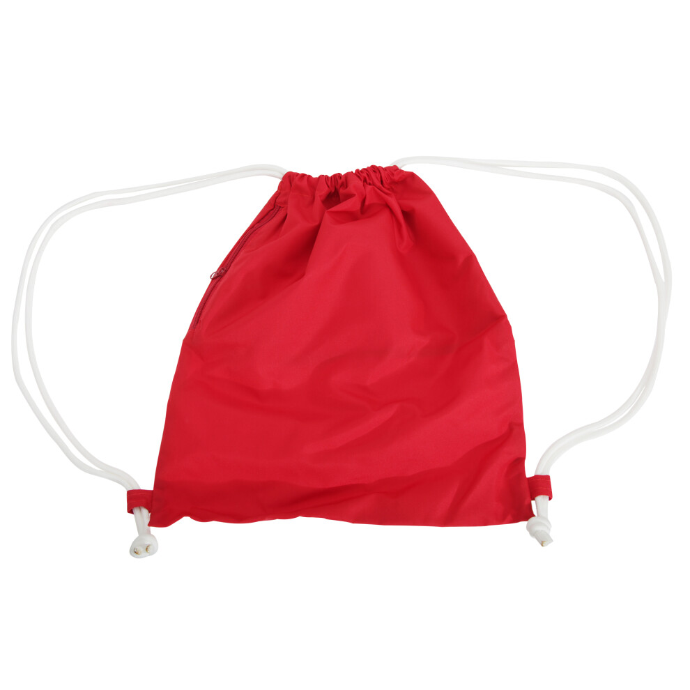 Bagbase (One Size, Classic ) Icon Drawstring Bag/Gymsac Red