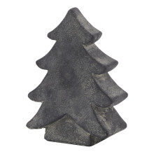 (24cm x 6cm x 14cm, Grey) Hill Interiors Amalfi Christmas Tree Decoration