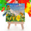 24Set Artists 5 Inch Mini Easel +3 X3 Canvas Set P 7
