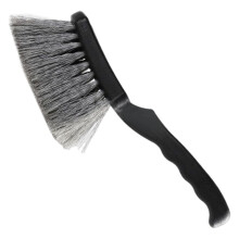 Car Cleaning Brush with Long Bristles for Scratch Tire and Wheel Scrub, Ergonomic Handle