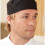 (M, Black) Dennys Mens Black Skull Cap / Chefswear 2