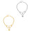 Collier chaîne avec pendentif à la mode, bijoux adapté-argent 2