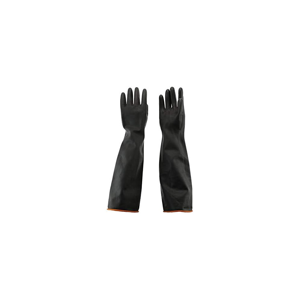 Protective Gloves For Chemical Handling, Waterproof Reusable Gloves With Durable Latex Material, Heavy Duty Industrial Safety Gloves With Chemical Res 9441426727583
