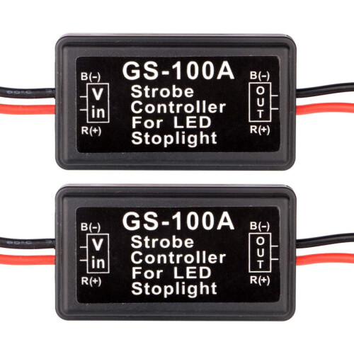 Φλας φρένων LED γενικής χρήσης: Μονάδα 12-30V για γρήγορη βελτίωση της ασφάλειας,