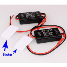 Améliorez la sécurité avec notre contrôleur stroboscopique LED, lot de 2 clignotants automatiques à clignotement rapide et lent pour feux stop