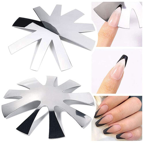 Nail Art Revolution: Καινοτόμο σετ κοπής γραμμής χαμόγελου σε γαλλικό στιλ, σχήμα V από