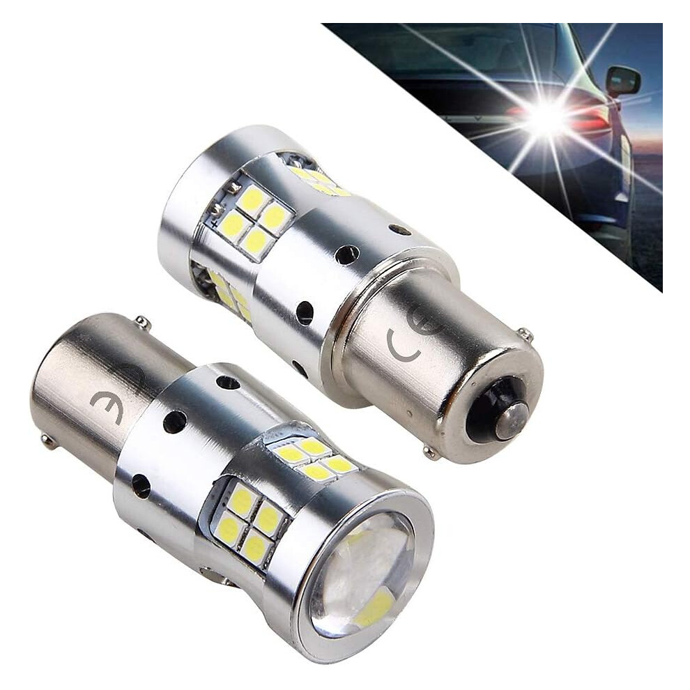 High Performance Led Bulb For Parking Drl 360 Perfect Beam Rapid Heat Dissipation 1300Lm 6000K 3030Smd Chips With Glass Lens Light/White 9128293591782