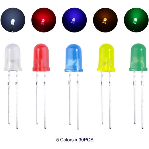 DIY κατασκευές με εξαιρετικά φωτεινά LED 3 χιλιοστών και 5 χιλιοστών, ποικιλία 5 2