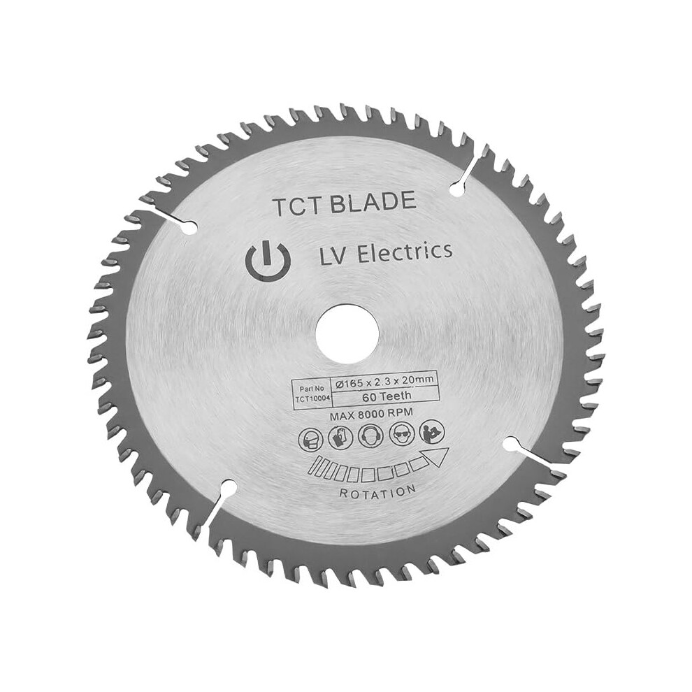 Circular Saw Blade, Durable Circular Saw Blade For High Efficient Cutting, Labor-Saving Hard Alloy Blade With 60 Tungsten Carbide Teeth, Wide 9128293927970