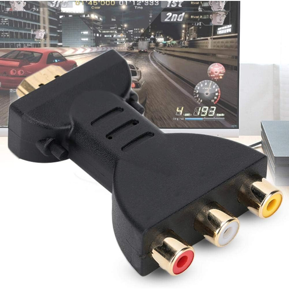 Adaptable Multimedia Companion, Video Audio Converter, Ensuring Seamless Hdmi To Rca Transition For Uninterrupted Entertainment, Portable Hdmi To Rca 9405630136968