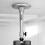 Adjustable Projector Ceiling Bracket Aluminum Alloy 180mm Height Ceiling Mount Compatible With Various Installations 5