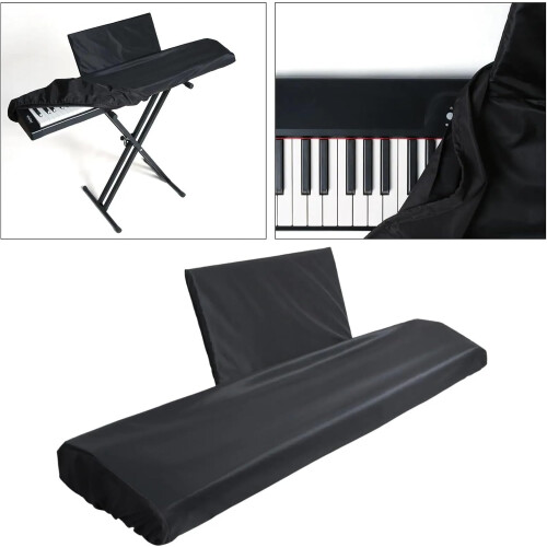 Keyboard Cover for 88 Key Digital Piano Dustproof Full Coverage with Secure Drawstring Fit 1