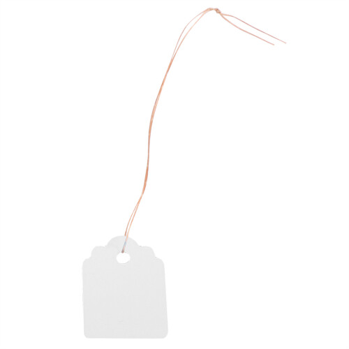 Versatile Price Tags For Display, Durable Marking Tags With String Attached, Ideal For Merchandise And Plant Identification, Writable Surface Resists 2