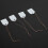 Versatile Price Tags For Display, Durable Marking Tags With String Attached, Ideal For Merchandise And Plant Identification, Writable Surface Resists 6