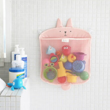 Organisateur de jouets de bain mignon, grand format, équipé de ventouses ultra-résistantes pour une installation facile, organisateur de jouets de
