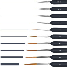 Professionelle Detailpinsel für die Kunstmalerei, exquisite Miniaturpinsel für feinste Details, natürliche Materialien für maximalen Komfort,