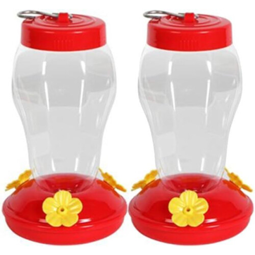 Ταΐστρα για κολίβρια Garden Collection, κόκκινο σχέδιο, προσελκύει εύκολα τα πουλιά, 1