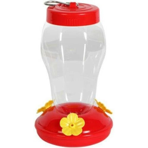 Ταΐστρα για κολίβρια Garden Collection, κόκκινο σχέδιο, προσελκύει εύκολα τα πουλιά, 2