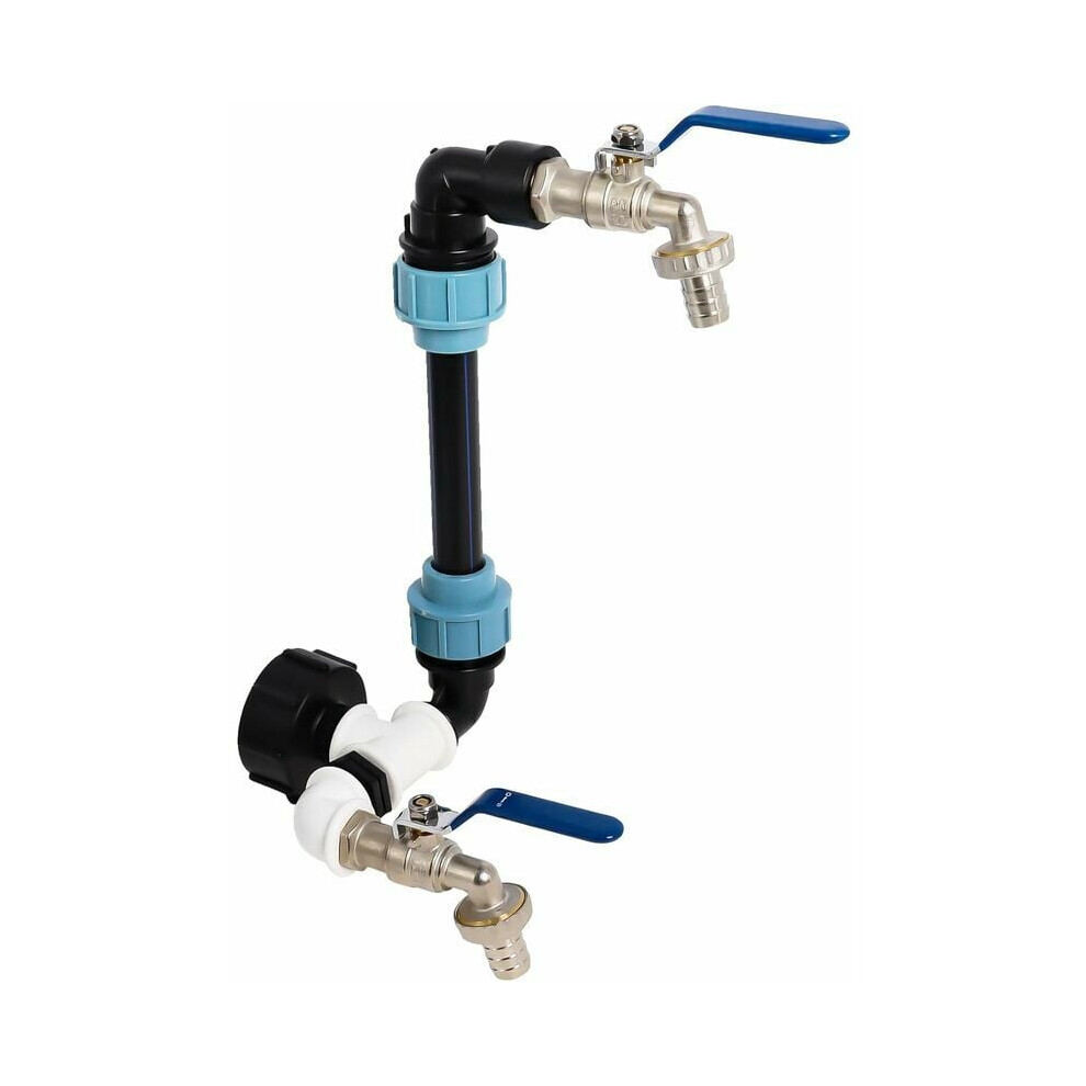 Upgraded Double Taps Ibc Tote Adapter, Ensuring Durability And Efficiency In Water Management 9441426826903