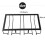 Efficient Wine Glass Organizer, Adjustable Width, Rustproof Finish, Easy-to-mount Under Cabinet Solution, for Dining Room, Bar, Kitchen (Length: 11.8 5