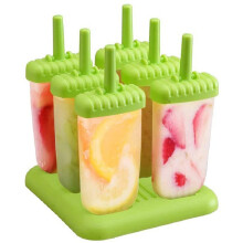 Bpa Free Ice Popsicle Mold Set, Multi-Purpose Popsicle Maker with Space-Saving Design for Easy Storage, Reusable Ice Pop Molds for Endless Summer Fun