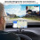 Clipe de fixação universal para painel de carro, suporte para espelho retrovisor, compatível com dispositivos de 3,0 a 7 polegadas, design 6
