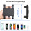 Clipe de fixação universal para painel de carro, suporte para espelho retrovisor, compatível com dispositivos de 3,0 a 7 polegadas, design 5
