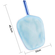 Skimmer para piscina com rede resistente e de alta qualidade, com malha fina para remoção eficiente de partículas em piscinas, spas, banheiras de