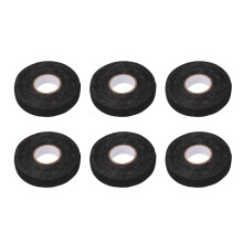6 Stück Gewebeband, schwarz, geräuschdämpfend,