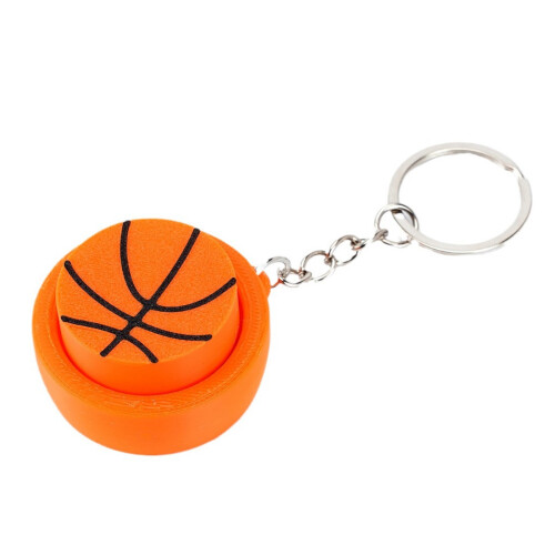 3D Printing Button Stress Relief Keychain-button basketball