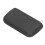 Elegant Leather Texture Cigarette Holder - 10 Capacity Black ABS Design 1